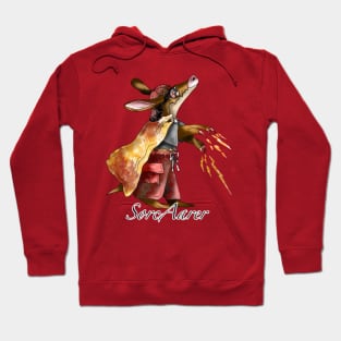 cool aardvark sorcerer Hoodie